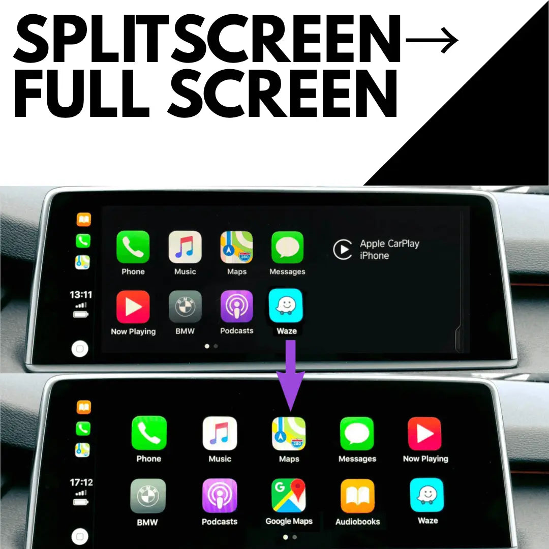 BMW fullscreen Apple CarPlay activation for NBT EVO